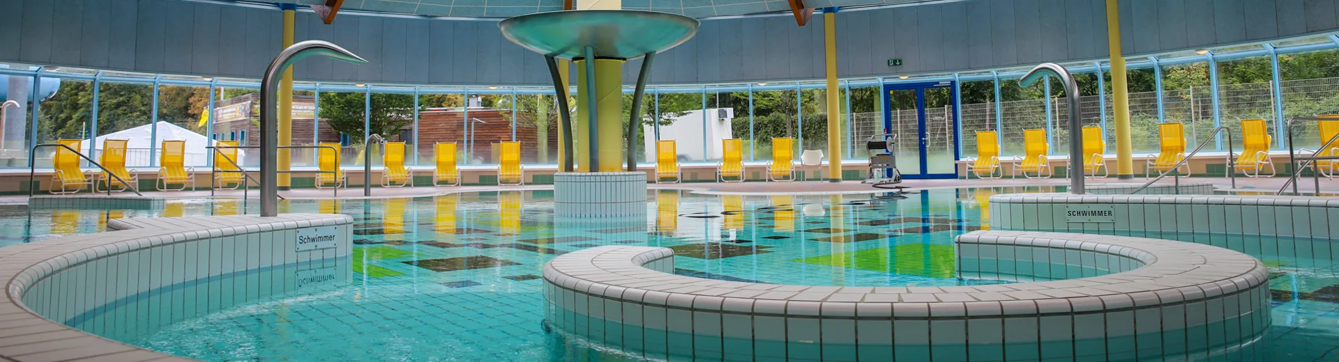 Aktionsbecken im Sport- und Freizeitbad AquaMar. Verteilseite Sport- und Freizeitbad Aquamar
