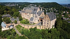 Blick auf das Landgrafenschloss Marburg