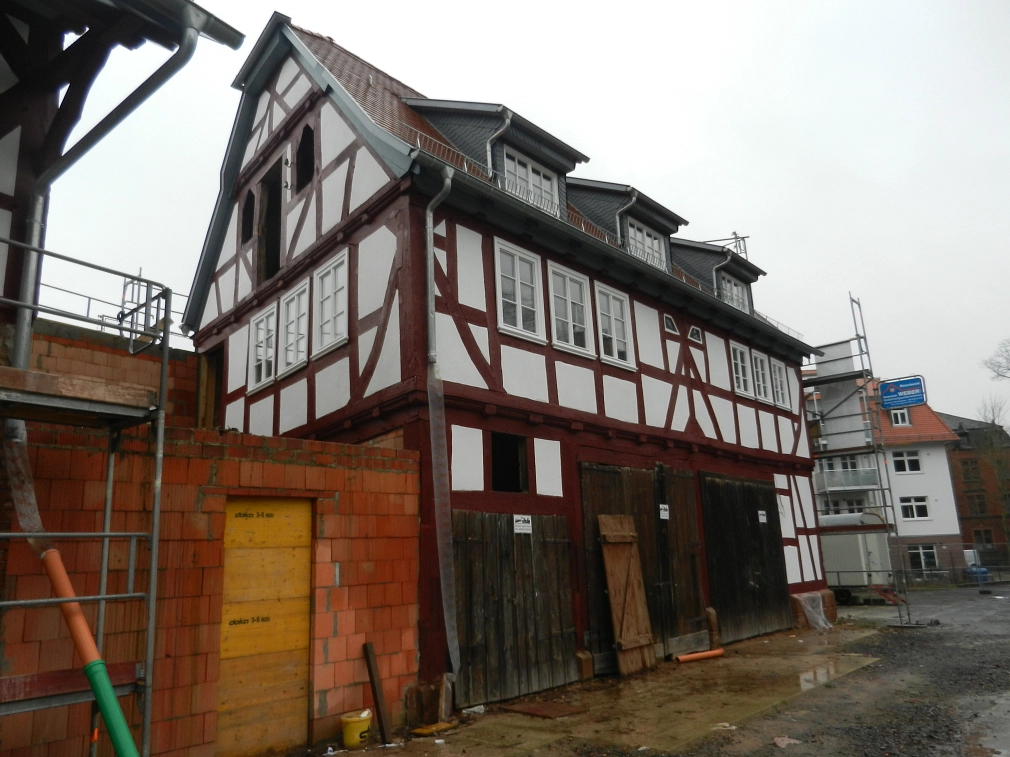 Fenstereinbau im Januar 2015