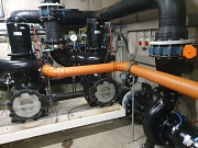 AquaMar - Herborner Pumpen Anlage 4 Freibad - Energieeffiziente Pumpen der Firma Herborner im Technikkeller des AquaMar