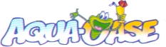 Der Schriftzug AquaOase mit einem Frosch, der fröhlich aus dem Buchstaben O schaut und ein Getränk hochhält © Universitätsstadt Marburg