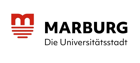 Aus dem bisherigen Stadt-Logo wurden Form (Schild) und Farbe (Rot) des Marburger Wappens in die neue Bild-Marke überführt. Darüber hinaus nimmt das Signet die beiden stadtbildprägenden Merkmale Marburgs – das Landgrafenschloss und die Lahn – auf. © Universitätsstadt Marburg