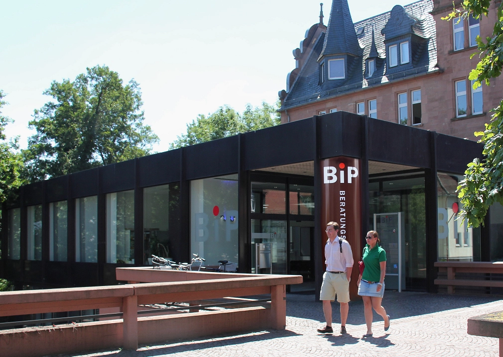 Außenansicht BiP Eingang ins Beratungszentrum BiP © Universitätsstadt Marburg