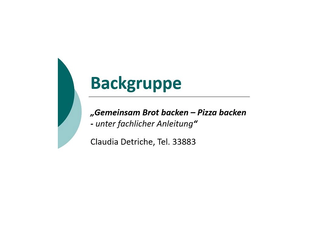 Backgruppe