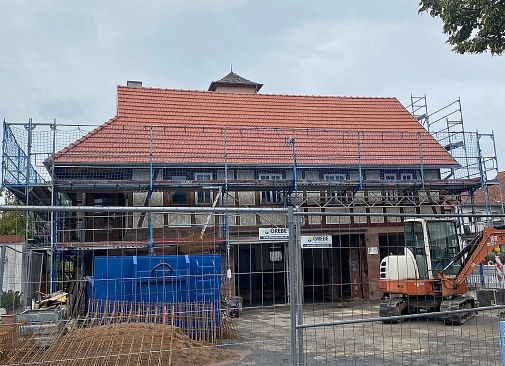 Das alte Feuerwehrgerätehaus in Moischt wurde von außen und innen vollkommen saniert.&nbsp;&copy;&nbsp;Margarete Hokamp