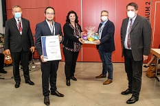 Die GSK Vaccines GmbH gewann den Preis in der Kategorie mittlere und große Organisationen. © Freya Altmüller, i.A.d. Stadt Marburg