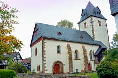 Die Martinskirche, erbaut um 1200, ist das älteste Kirchengebäude Marburgs. © Nadja Schwarzwäller i.A.d. Stadt Marburg