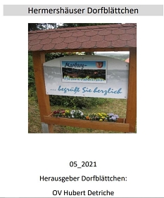 Dorfblättchen 05_2021_Deckblatt © Hubert Detriche