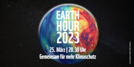 Bekanntmachung der Earth Hour 2023 © WWF Deutschland
