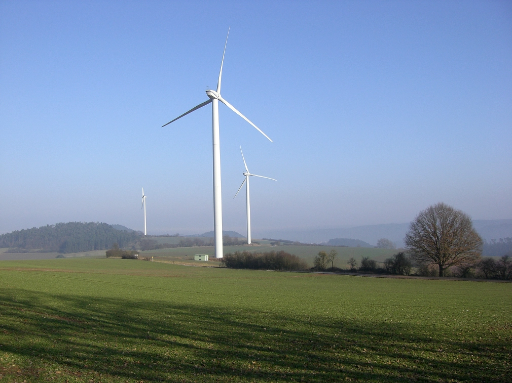 EE Windkraftanlagen in Wehrda Windkraftanlagen in Wehrda © Universitätsstadt Marburg