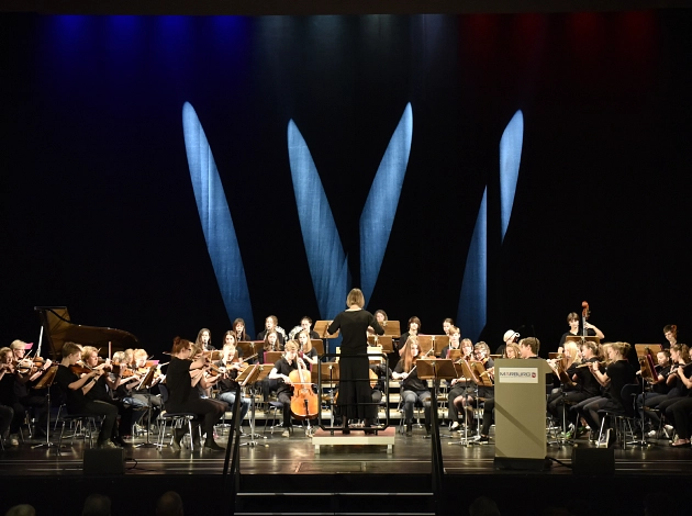 Das Orchester der Martin-Luther-Schule.