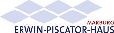 Ein neues Logo greift als Markenzeichen des Erwin-Piscator-Hauses das Routendach auf, in dem sich nicht nur der Himmel spiegelt. © Universitätsstadt Marburg
