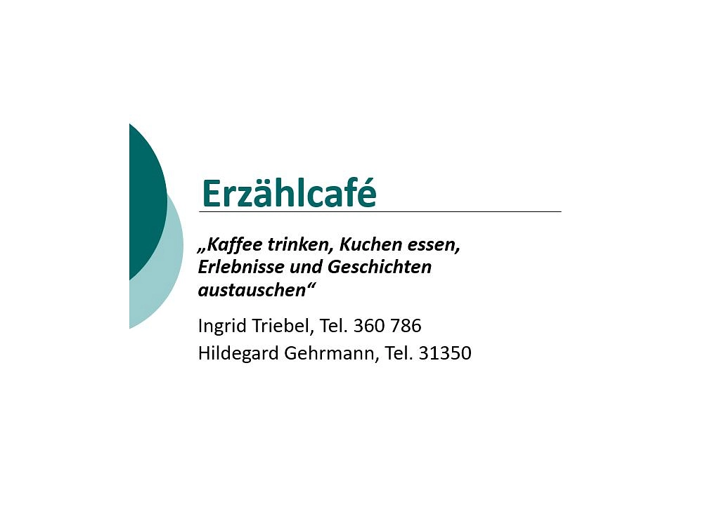 Erzählkaffee_Arbeitskreis aktives Allnatal