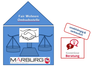Fair Wohnen - Beratungsangebot für Mieterinnen und Mieter in Marburg © FB 4