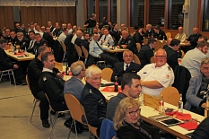 Wie immer voll besetzt war das Bürgerhaus Marburg bei der gemeinsamen Jahreshauptversammlung der Marburger Feuerwehren. © Heiko Krause i. A. der Stadt Marburg