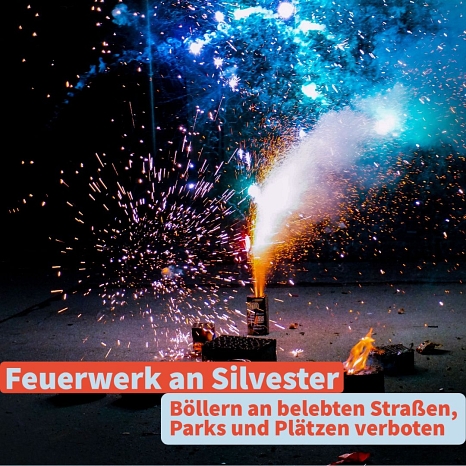 Böllern verboten: Die Sperrzone für Feuerwerk wird wegen der Corona-Schutzverordnung ausgeweitet. © Alexander Kagan, Unsplash