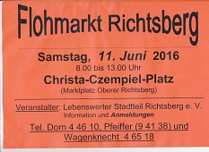 Flohmarkt Richtsberg Juni 2016 © Lebenswerter Stadtteil Richtsberg e.V.
