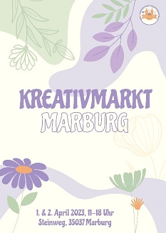 Flyer Kreativmarkt Marburg 2023 © © Hanna Schumann