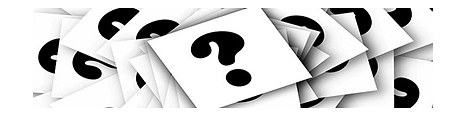 Weiße Kärtchen mit Fragezeichen © PIxabay