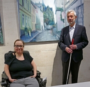 Franz Josef Breiner und Stefanie Ingiulla bilden den Vorstand des Behindertenbeirates der Stadt Marburg.