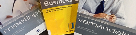 Ausschnitte aus den Titeln von drei Sprachkursen zum Erlernen von Englisch für den Beruf © Universitätsstadt Marburg