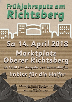 Frühjahrsputz am Richtsberg 14. April 2018 © Lebenswerter Stadtteil Richtsberg e.V.