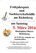 Frühjahrsputz und Nachbarschaftshilfe am Richtsberg