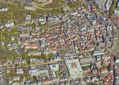 Geltungsbereich Städtebauförderprogramm "Lebendige Zentren" in der "südwestlichen Oberstadt" der Universitätsstadt Marburg