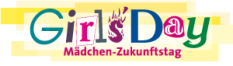 Das neue Logo zum Girls'Day - Mädchenzukunftstag ab 2015 © Universitätsstadt Marburg - Jugendförderung