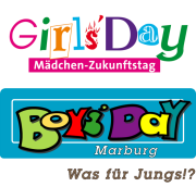 Oben das Logo zum Girls’ Day, und jenes zum Boys’ Day.