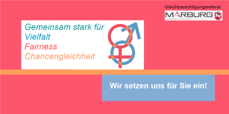 Gleichberechtigungsreferat © Universitätsstadt Marburg