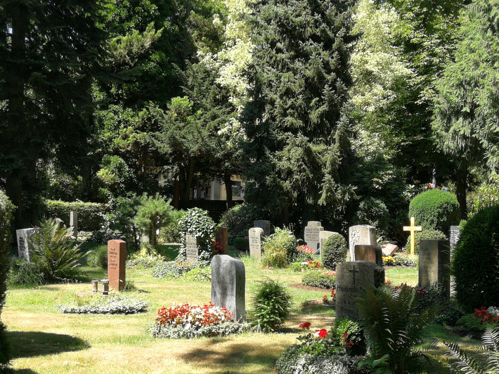 Grabfeld auf dem Hauptfriedhof in Q II&nbsp;&copy;&nbsp;Universitätsstadt Marburg