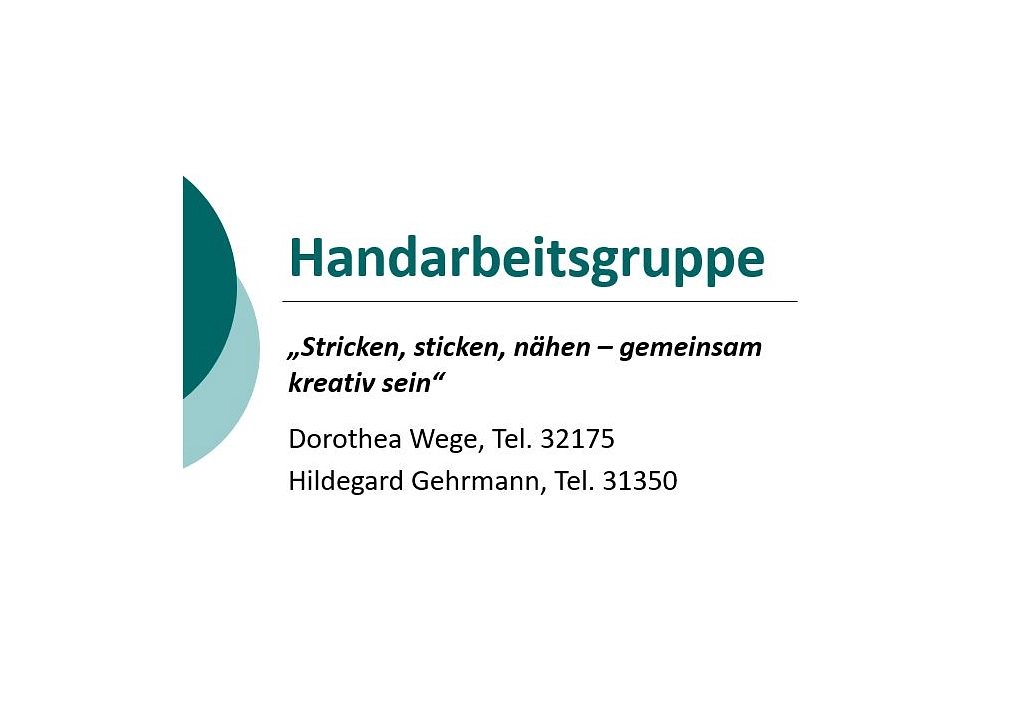 Handarbeitsgruppe