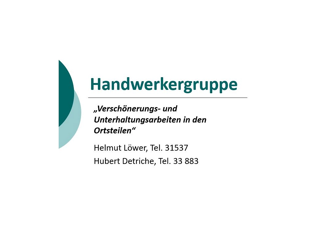 Handwerkergruppe_Arbeitskreis aktives Allnatal