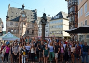 Rund 60 Studierende aus 20 Ländern sind anlässlich der Internationalen Sommeruniversität in Marburg zu Gast.