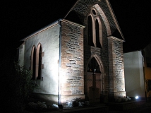 Kirche beleuchtet