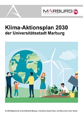 Das Titelblatt des Klima-Aktionsplans 2030 © Universitätsstadt Marburg
