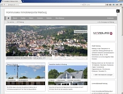 Mit Hilfe des kommunalen Immobilienportal (KIP) betreibt die Universitätsstadt Marburg seit kurzem eine eigene Immobilienseite, auf der sich nicht nur die städtischen Angebote finden, sondern auch Privatpersonen und örtliche Immobilienmakler ihre Angebote