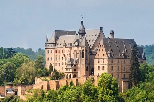 Landgrafenschloss Marburg Blick auf das Landgrafenschloss in Marburg an der Lahn.