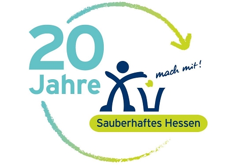 Logo 20 Jahre Sauberhaftes Hessen © DBM