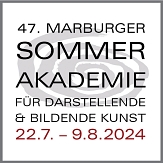 Logo Marburger Sommerakademie 2024 © Fachdienst Kultur der Universitätsstadt Marburg
