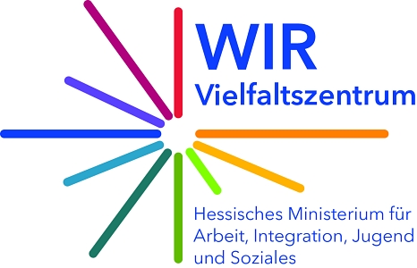 Logo Vielfaltzentrum 2024 © Hessisches Ministerium für Arbeit, Integration, Jugend und Soziales