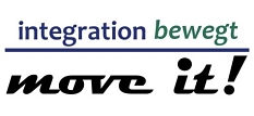 Logo vom Integrationswettbewerb: move it! © Marburger Integrationswettbewerb: move it!