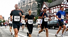 Marathonlauf durch Marburg
