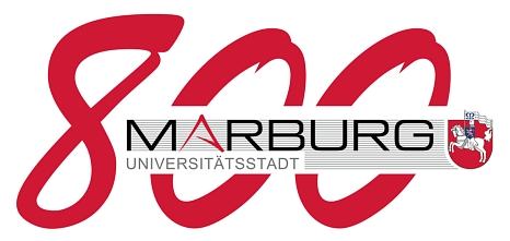 Das Logo von Marburg800. © Universitätsstadt Marburg