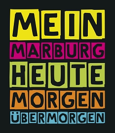 Mit diesem Logo wirbt die Stadt Marburg für das große Festival am 3. September. © Universitätsstadt Marburg