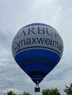 Modellballon mit Aufschrift Cyriaxweimar © Achim Zimmermann