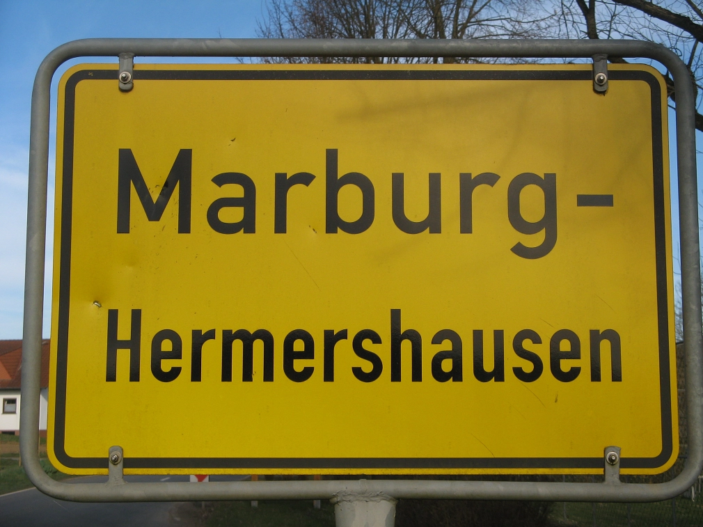 Ortsschild Hermershausen