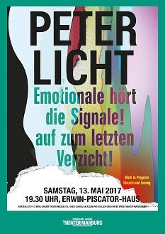 Peter Licht Konzert und Lesung © Hessisches Landestheater Marburg GmbH