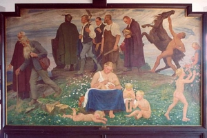 Rathausbild "Der Weg des Lebens" Rathausbild "Der Weg des Lebens"